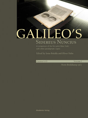 cover image of Galileo's Sidereus nuncius